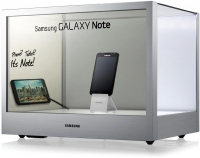 Samsung SyncMaster NL22B Showcase mit transparenten Frontdisplay