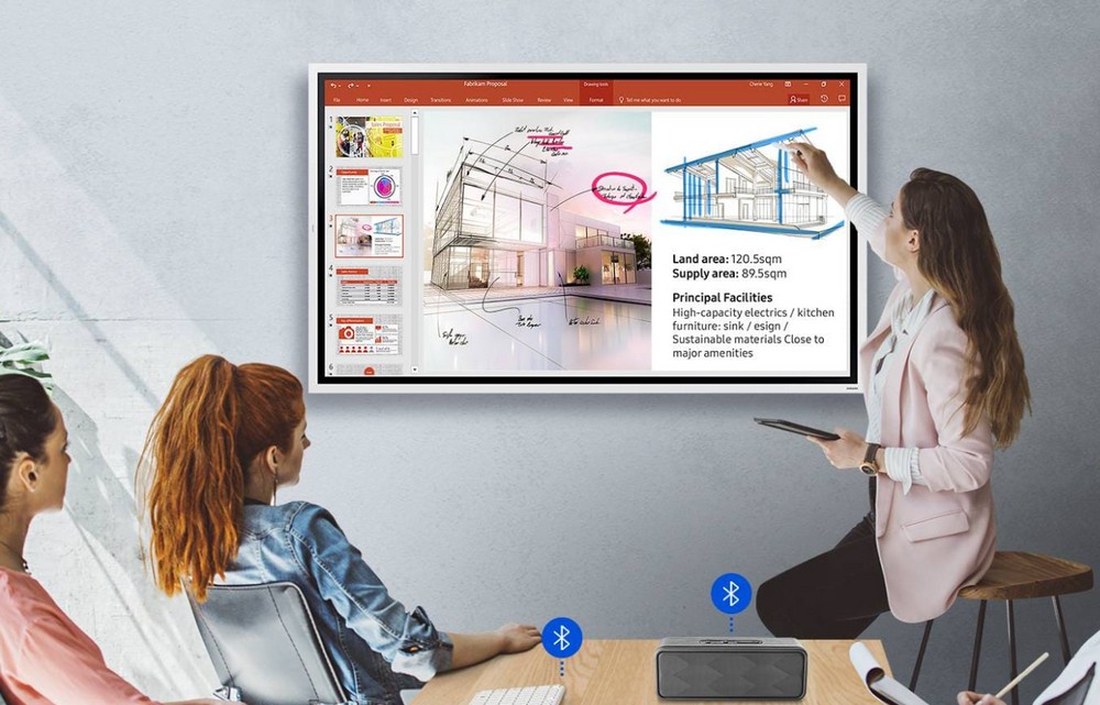 Samsung Flip 2 - digitales Flip-Chart für Collaboration